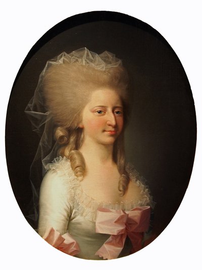 Portrait of Louise Augusta of Denmark by Jens Juel